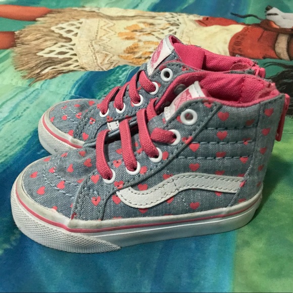 pink vans toddler girl